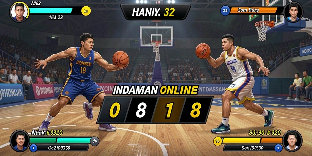Tangkapan layar menunjukkan karakter utama dalam aksi berani.