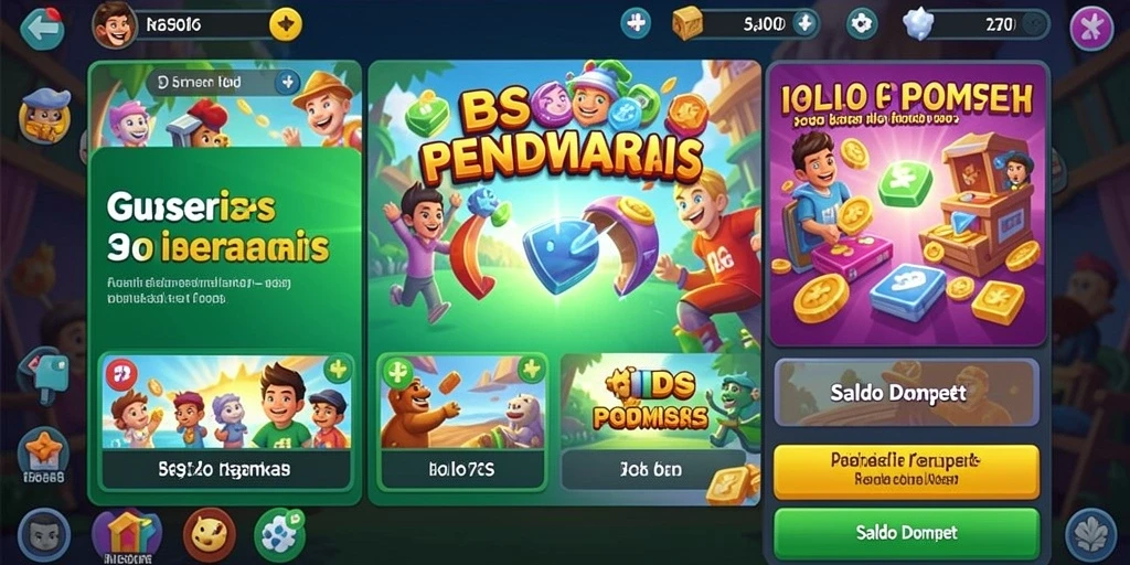 Screenshot dari permainan kartu yang mendebarkan.