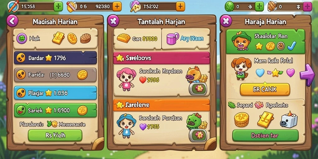 Tampilan antarmuka yang ramah pengguna dan menarik.