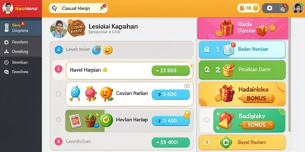 Tampilan antarmuka aplikasi yang menarik dan user-friendly.