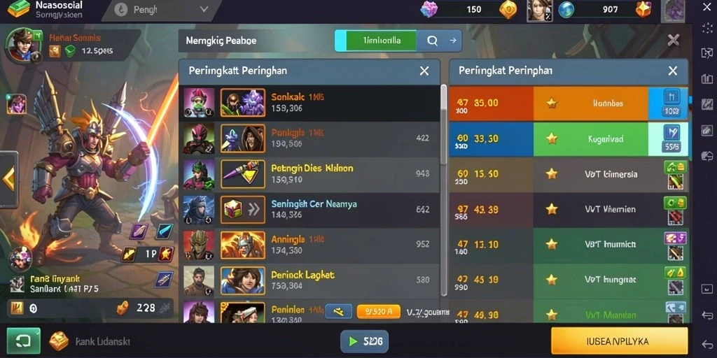 Tampilan antarmuka yang modern dan menarik.