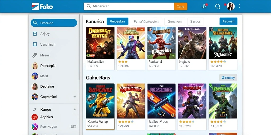 Tampilan antarmuka aplikasi GOLTOGEL yang menarik.