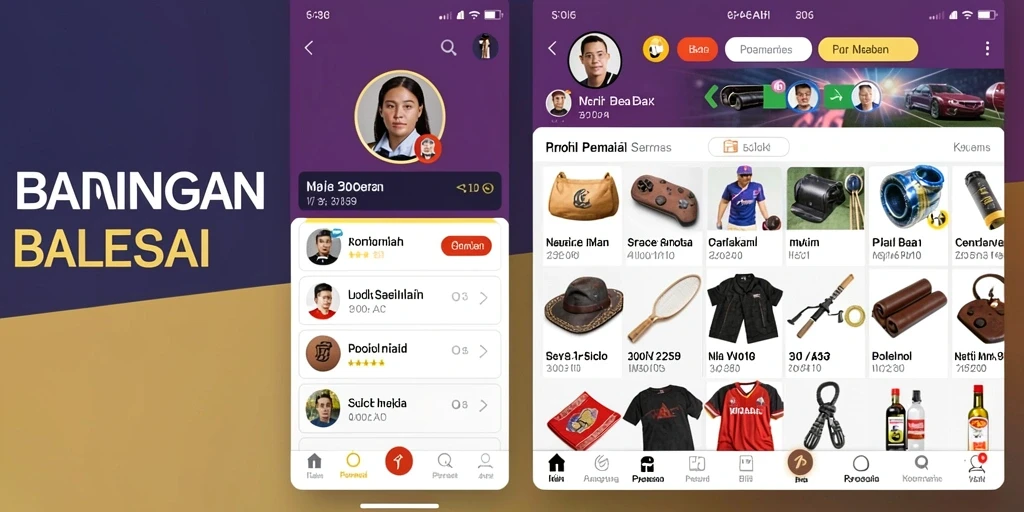 Tampilan antarmuka yang intuitif dan menarik.
