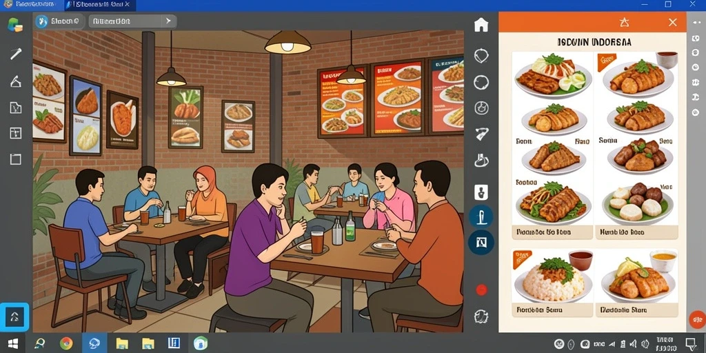 Tampilan awal yang ramah pengguna dan menarik.