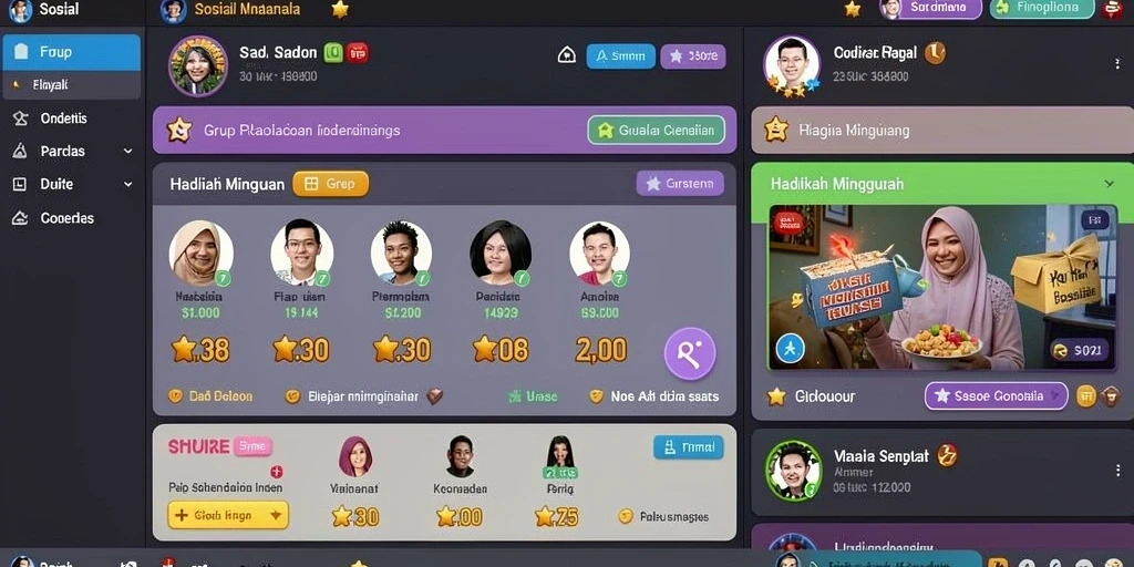 Tampilan antarmuka yang menarik dan intuitif.