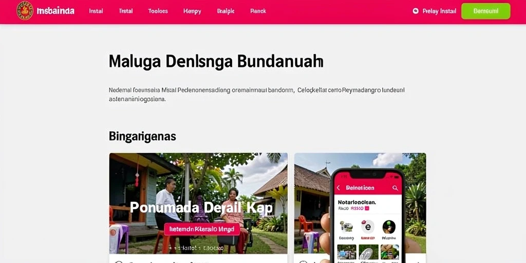 Tampilan menarik dan antarmuka yang user-friendly.
