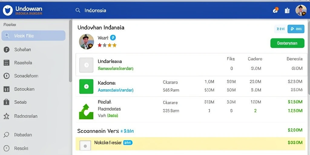 Tampilan antarmuka yang menarik dan mudah dinavigasi.