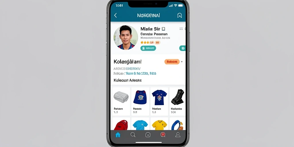 Tampilan menu utama yang menarik dan mudah dinavigasi.